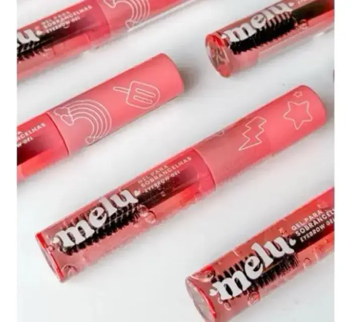 Gel Sobrancelha Transparente Melu 10ml À Prova D'Água Hipoalergênico - Imagem 2