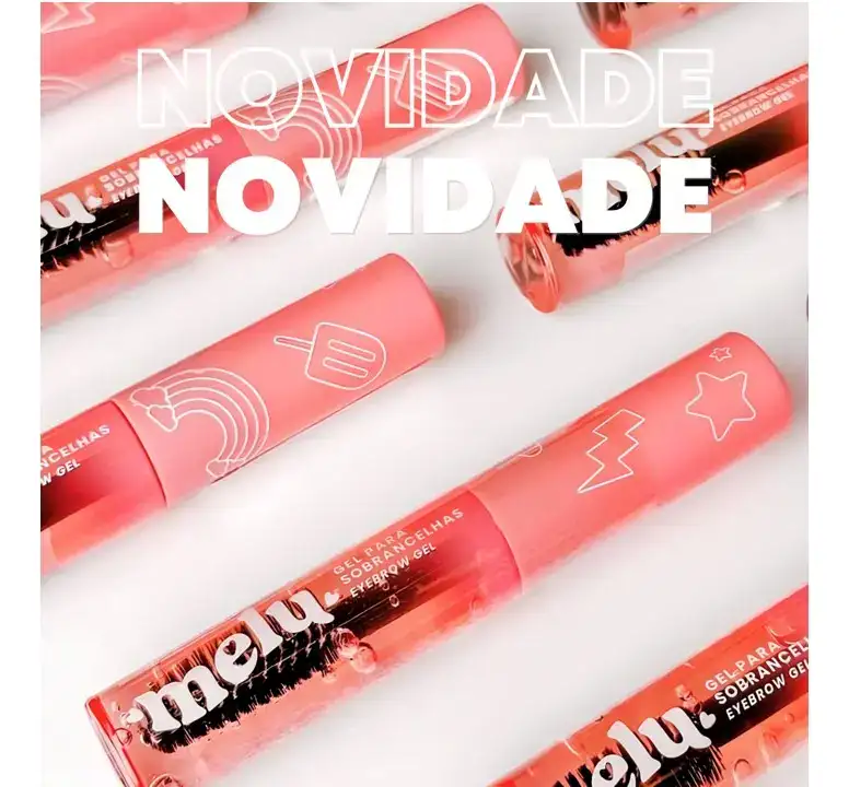 Gel Sobrancelha Transparente Melu 10ml À Prova D'Água Hipoalergênico - Imagem 4