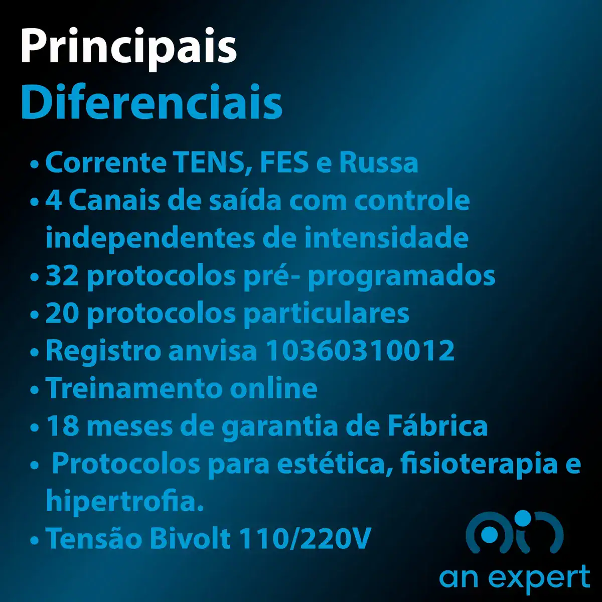 Neurodyn Ii Tens Fes E Corrente Russa Fisioterapia Ibramed - Imagem 5