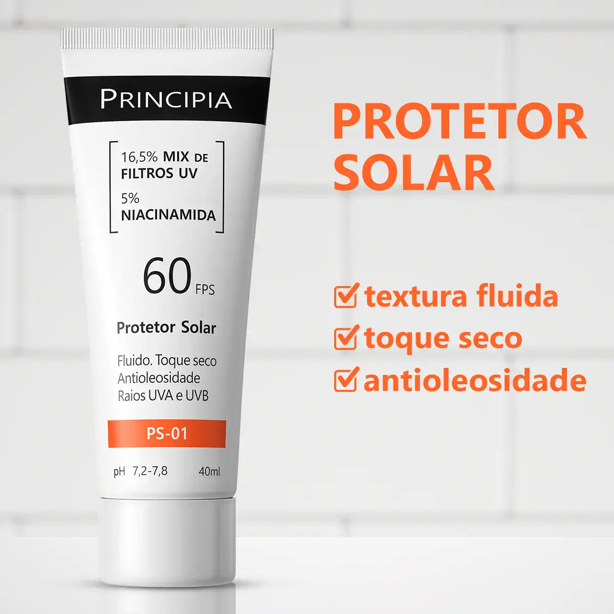 Kit Principia para Rotina de Skincare Pele Sensível com Protetor Solar FPS 60 - Imagem 4