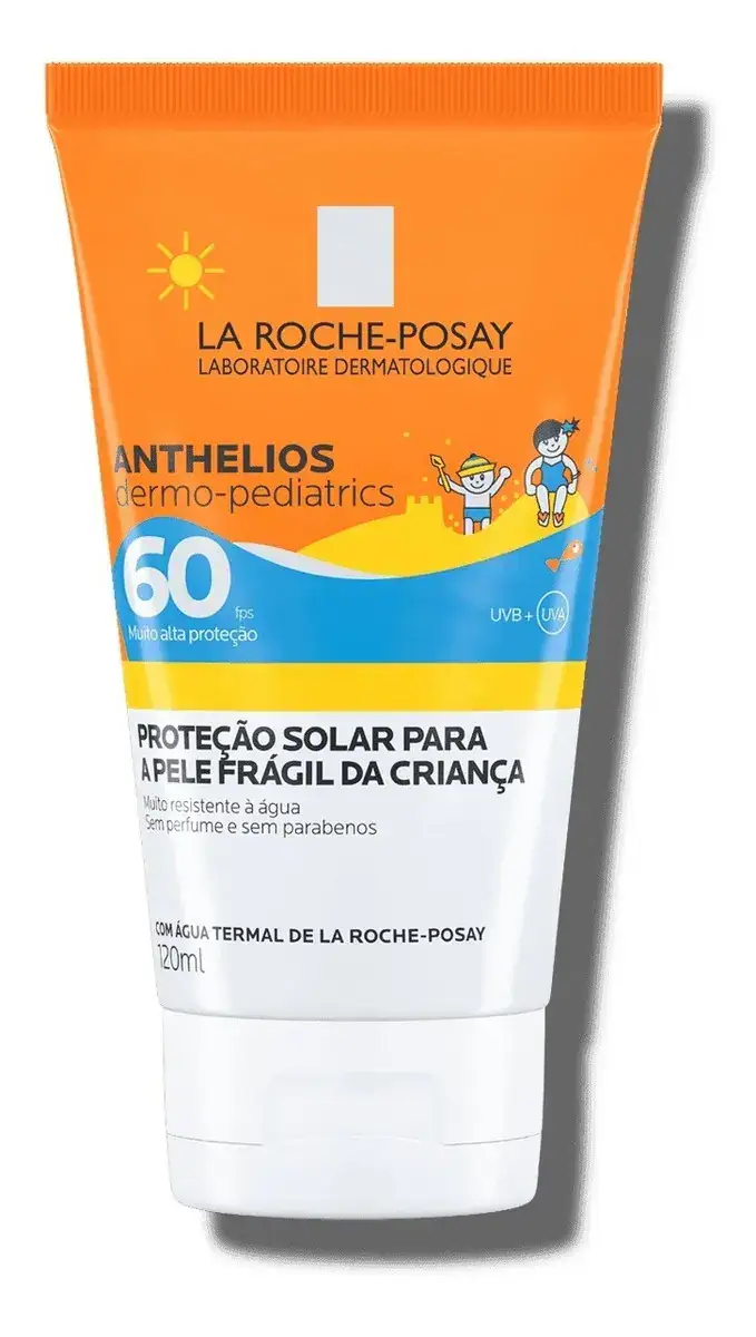 La Roche-Posay protetor solar infantil dermopediatrics FPS60 120ml - Imagem 6
