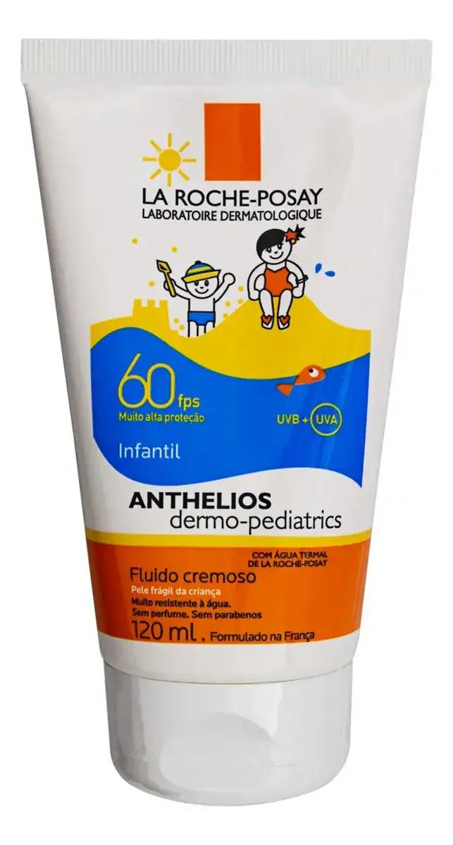 La Roche-Posay protetor solar infantil dermopediatrics FPS60 120ml - Imagem 3