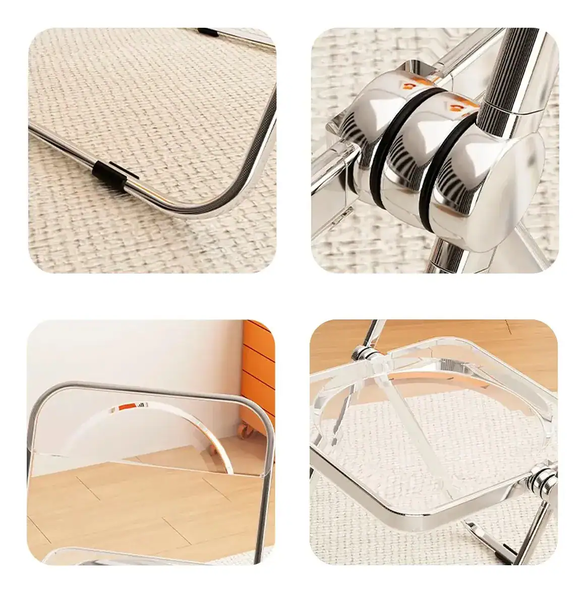 Cadeira Rozin Dobravel I 1 Unidade Retrô 40x75cm - Imagem 5