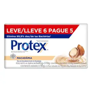 Sabonete Antibacteriano Protex Nutri Macadâmia 85g Leve 6 P5