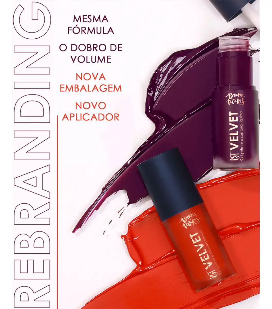 Bt Velvet 2x1 - Sombra Líquida Primer Bruna Tavares Cor Pale - Imagem 3