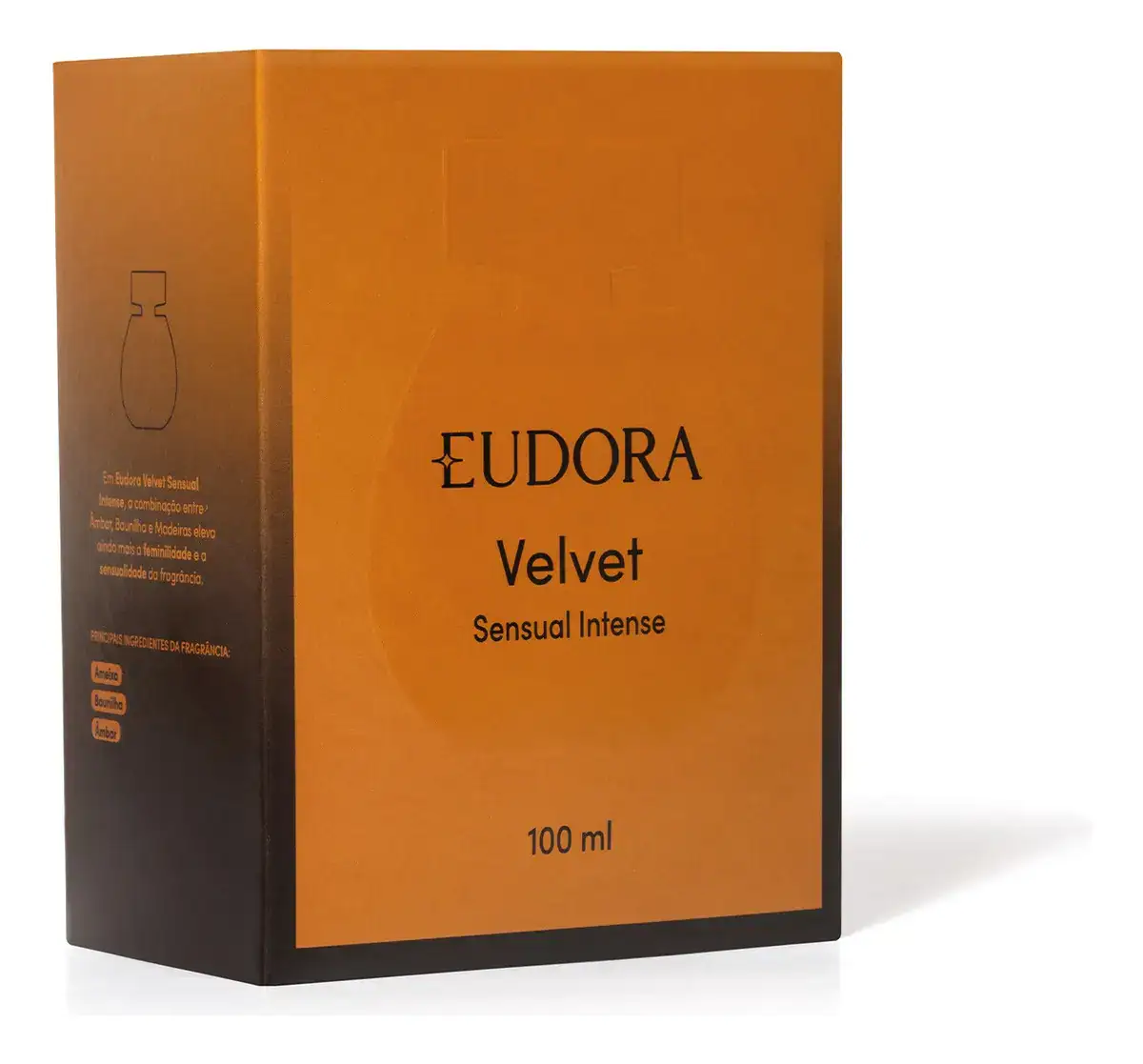 Perfume Eudora Velvet Sensual Intense, Eau de Cologne Feminino Oriental Ambarado de 100 mL - Imagem 2