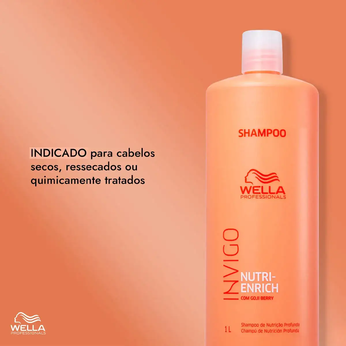 Kit Wella Invigo Nutri Enrich Shampoo Condicionador E Válvulas - Imagem 5
