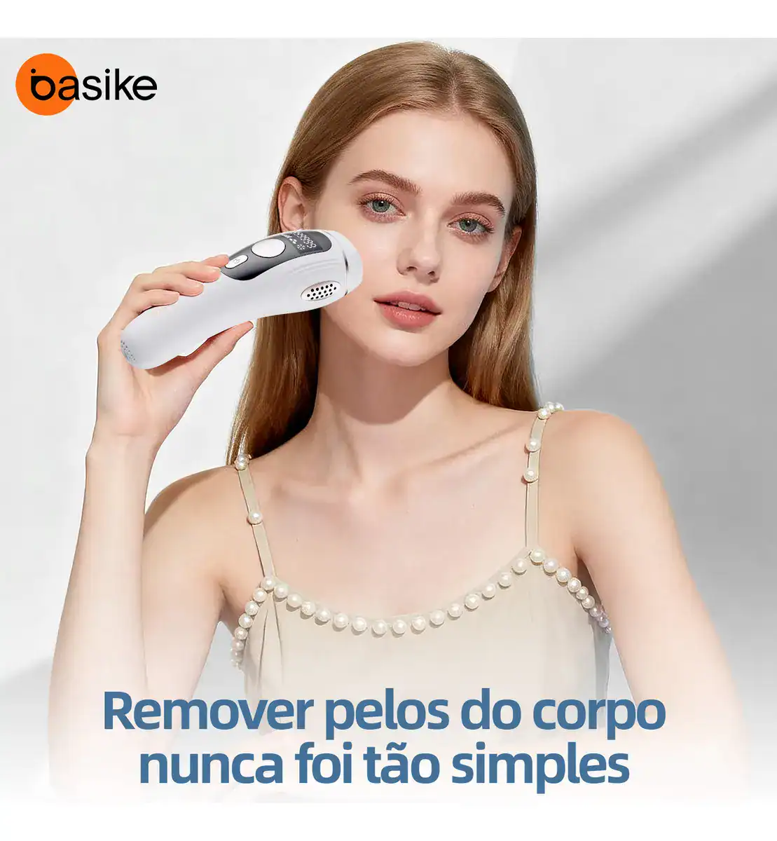 Depilador A Laser Luz Pulsada IPL Basike Sensacao Gelo Indolor Depilacao Definitiva 1 Milhao Disparos 9 Niveis Rosto Corpo aparelho depilacao feminino depilação a laser laser depilacao depilacao intim - Imagem 5