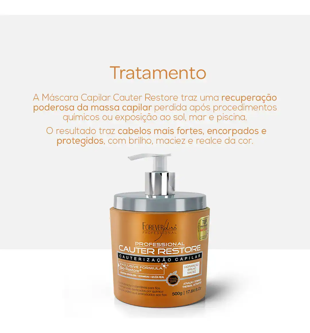 Kit Completo Cauterização Capilar Forever Liss - Imagem 3