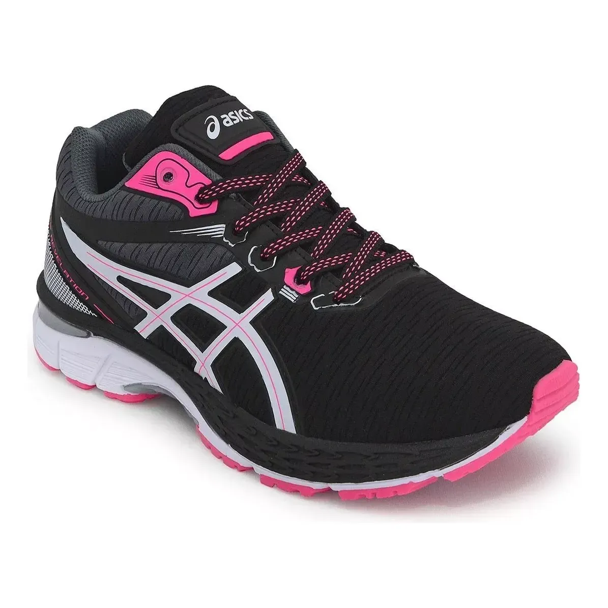 Tênis Asics Revelation Couro Corrida Caminhada Treino Barato
