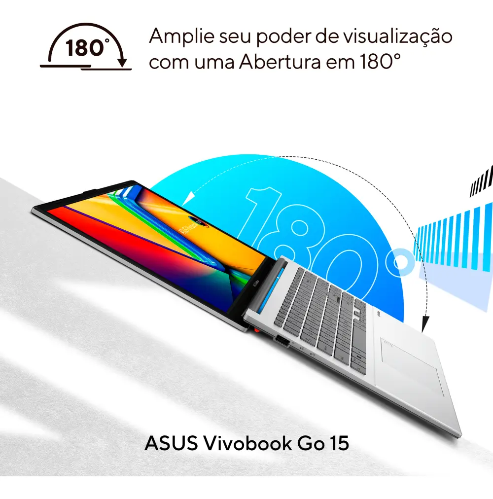 Notebook Asus Vivobook Go Core I3 N305 8gb 512ssd 15,6 Fhd Cool Silver - Imagem 2