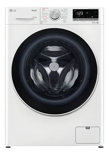 Lava E Seca LG Smart Vc4 12kg Branca Com Inteligência Artifi Cor Branco - Imagem 4