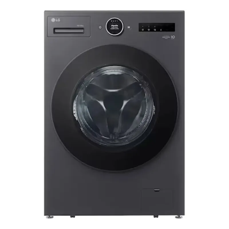 Lava E Seca LG Smart 95cm Com Ia 18kg Em Aço Inox Preto 220v Preto - Imagem 6