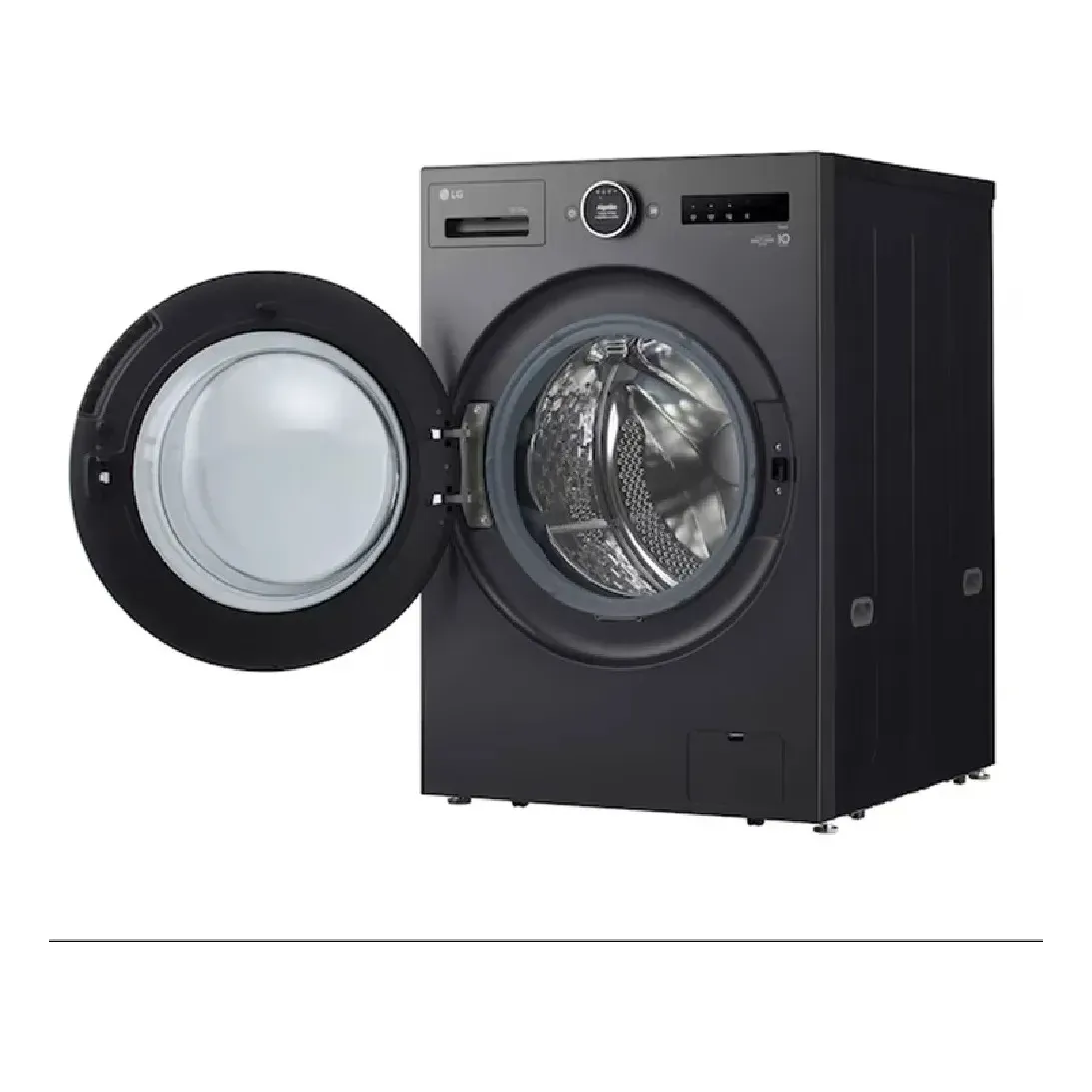 Lava E Seca LG Smart 95cm Com Ia 18kg Em Aço Inox Preto 220v Preto
