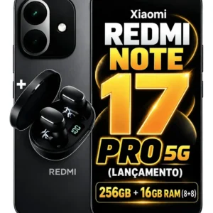 Xiaomi Redmi Note 17 Pro 256gb 16ram 5g Lançamento 2026 + Nf