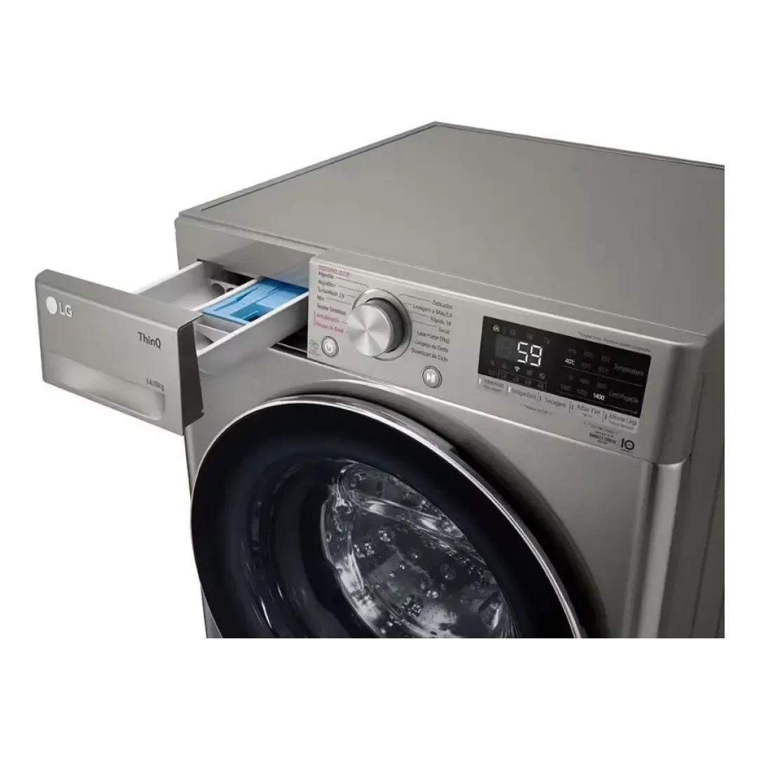 Lava e Seca Smart LG Vc4 Inox 14kg Cv5014pc4 IA - Imagem 10