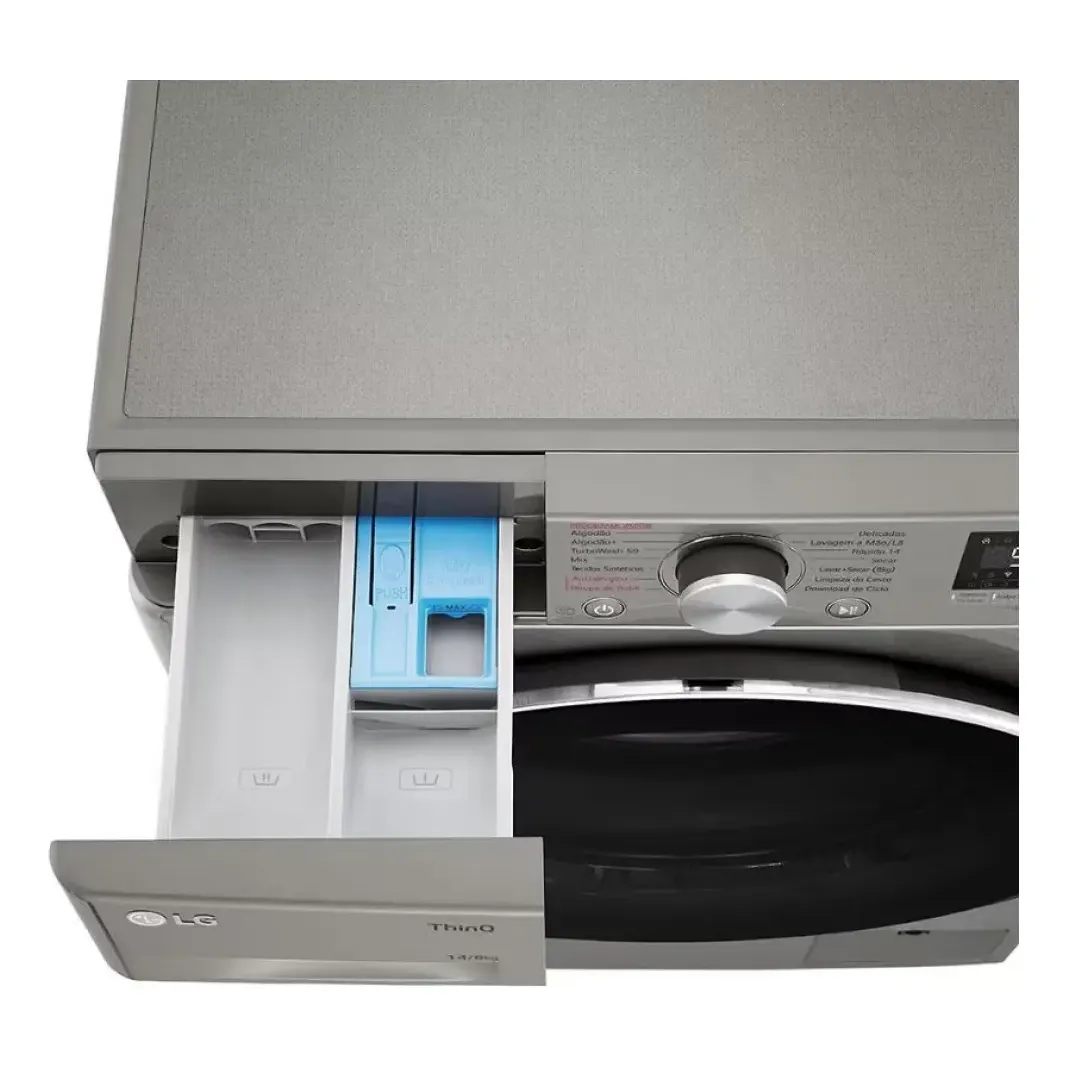 Lava e Seca Smart LG Vc4 Inox 14kg Cv5014pc4 IA - Imagem 8
