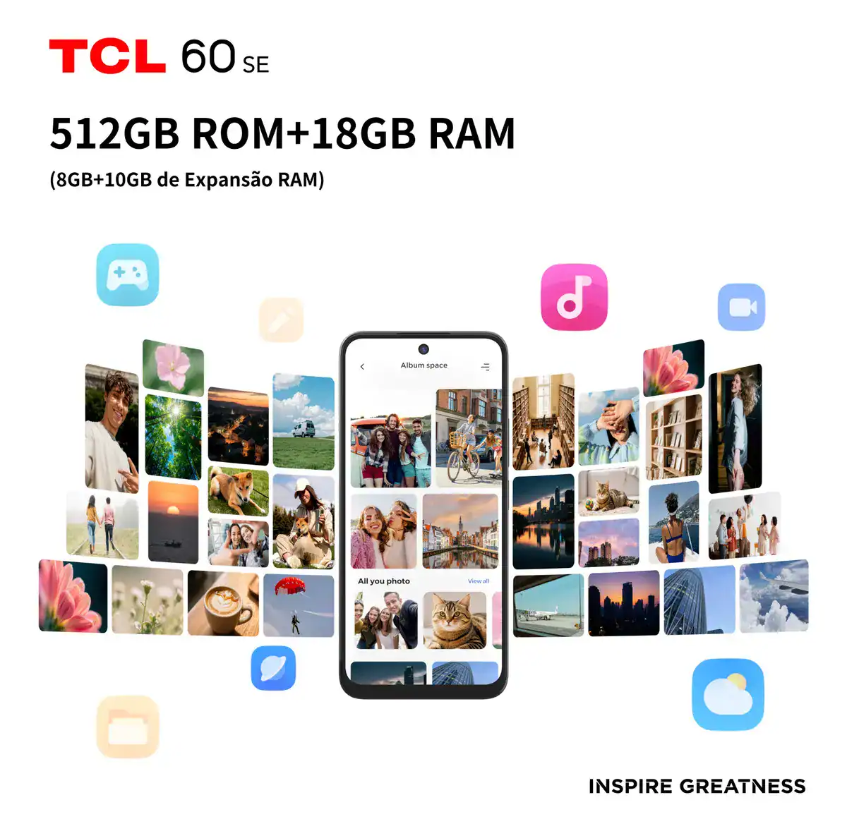 Smartphone Tcl 512gb 50mp 18gb Ram 6.7 - Imagem 5