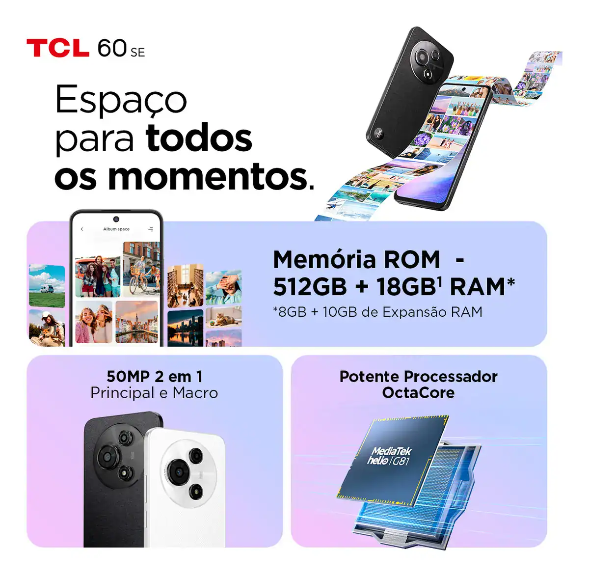 Smartphone Tcl 512gb 50mp 18gb Ram 6.7 - Imagem 6