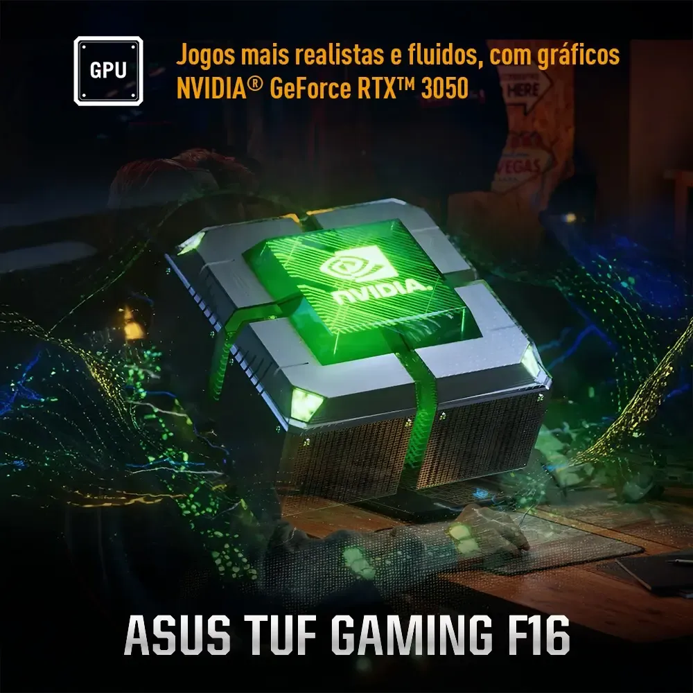 Notebook ASUS TUF Gaming F16, NVIDIA RTX 3050, Intel Core 5 210H 2,2 GHz, 8GB RAM, 512GB SSD, KeepOS Linux, Tela 16 - Imagem 4