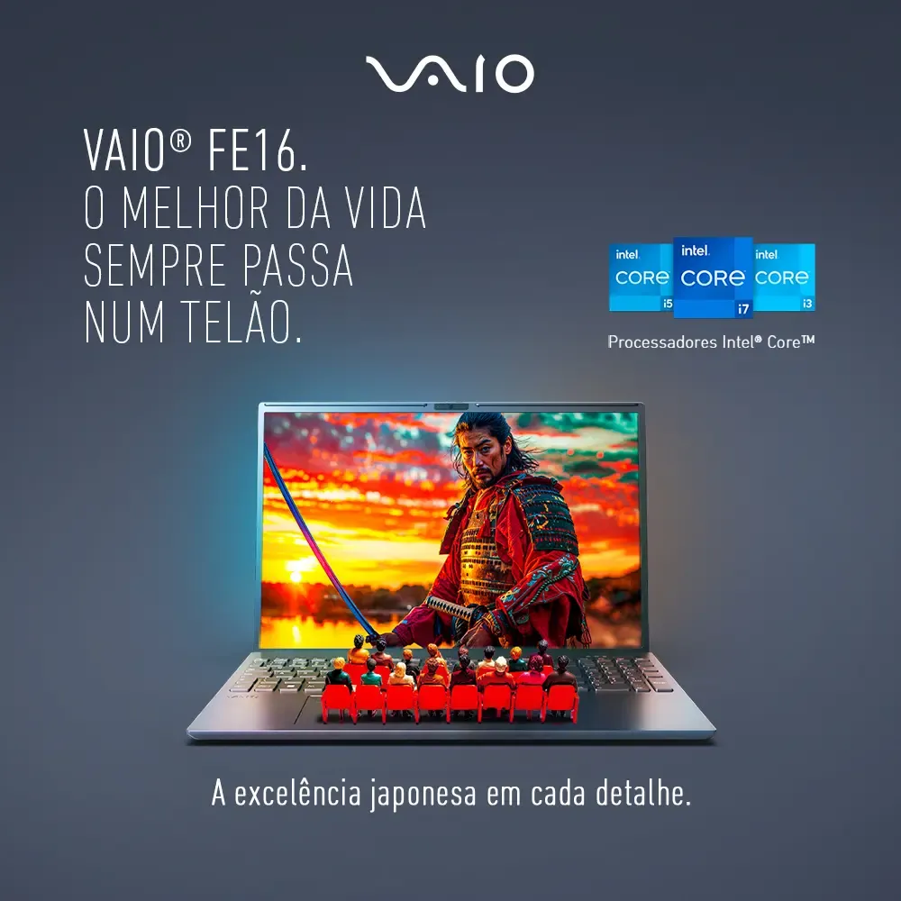 Notebook VAIO FE16 Intel Core i5-1334U - 13ª Gen Linux Debian 12 - 8GB RAM 256GB SSD Tela 16 - Imagem 3