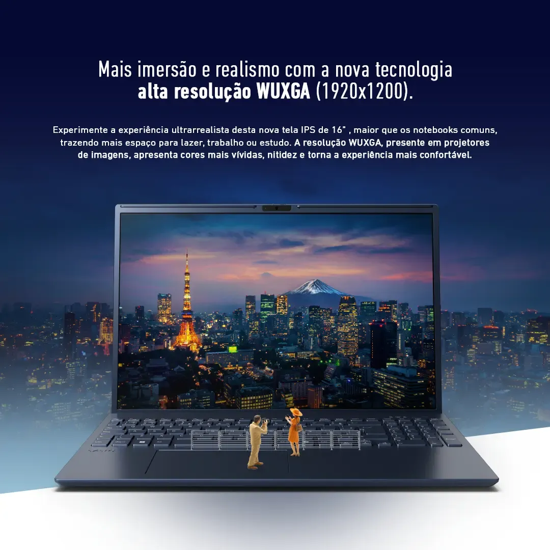 Notebook VAIO FE16 Intel Core i5-1334U - 13ª Gen Linux Debian 12 - 8GB RAM 256GB SSD Tela 16 - Imagem 7