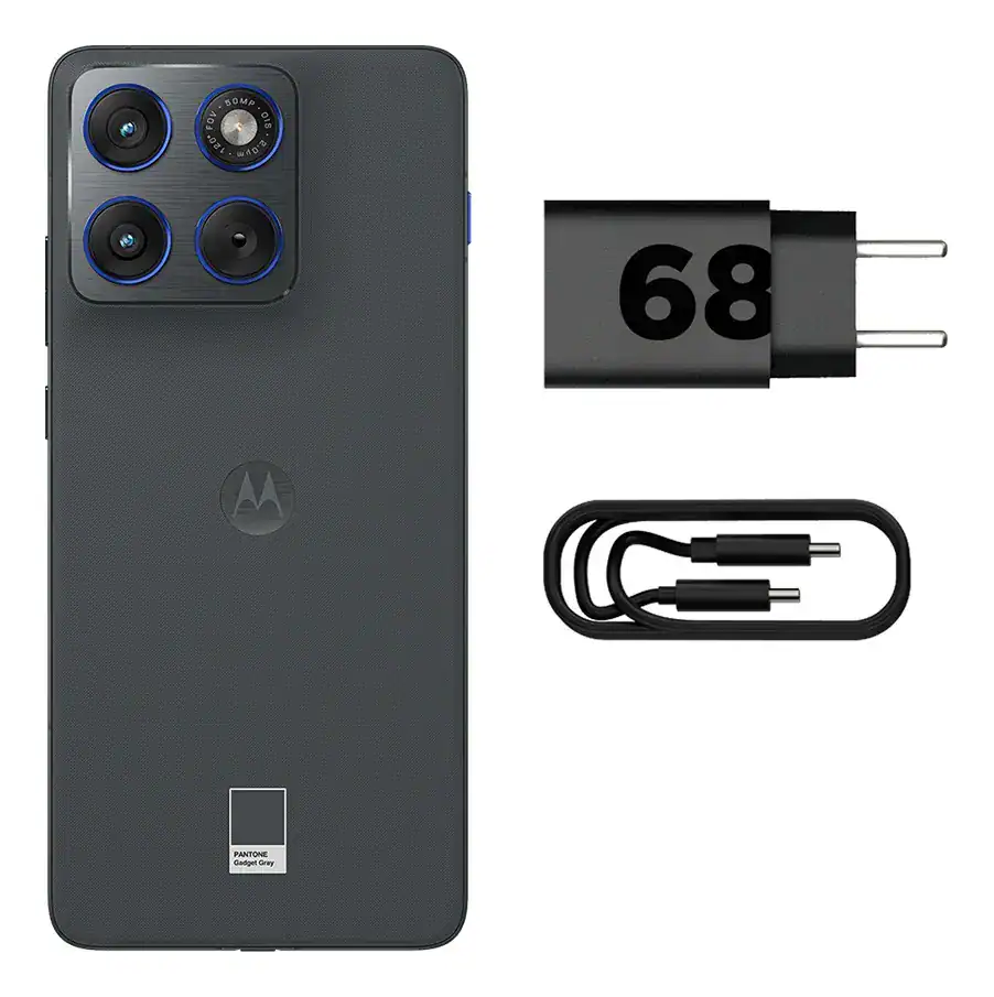 Smartphone Motorola Edge 70 5g - 256gb 8gb Ram + 16gb Ram Boost, Ultrafino, 3 Cameras 50mp, Tela 1.5k Extreme Amoled 120hz - Preto - Imagem 4