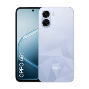Smartphone OPPO A6t 128gb, 12gb Ram (4gb + 8gb Virtual Ram), Bateria Gigante de 6500mAh, Processador Snapdragon, Tela 120Hz, AI Câmera, IP64 - Azul Cristal