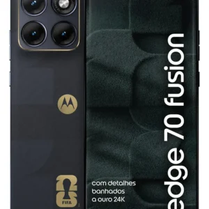 Smartphone Motorola Edge 70 Fusion 5g Fifa World Cup Collection - 256gb 8gb Ram + 16gb Ram Boost, Camera 50mp Sony Lytia 710, Tela 1.5k Extreme Amoled - Grafite