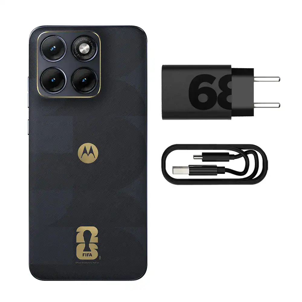Smartphone Motorola Edge 70 Fusion 5g Fifa World Cup Collection - 256gb 8gb Ram + 16gb Ram Boost, Camera 50mp Sony Lytia 710, Tela 1.5k Extreme Amoled - Grafite - Imagem 2
