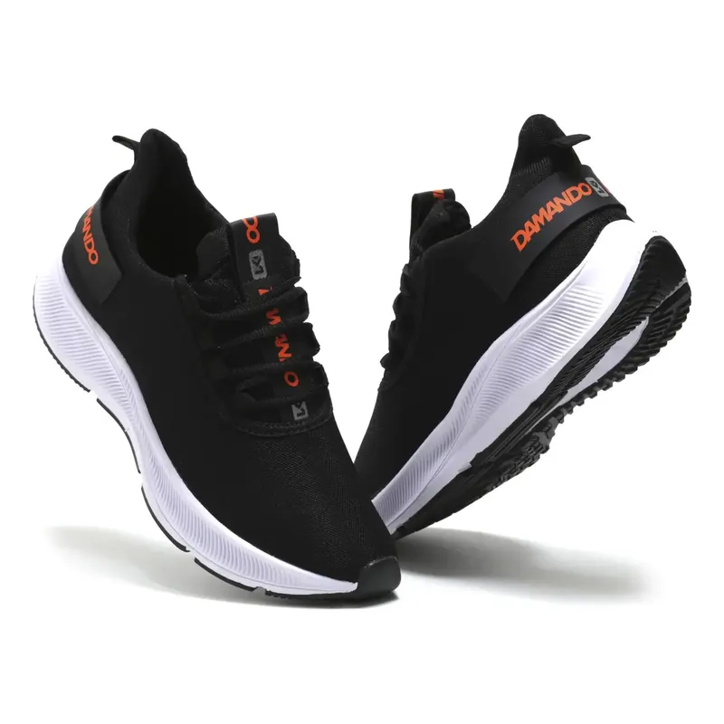 Tenis Masculino Confortavel/academia/crossfit + Relógio - Imagem 9