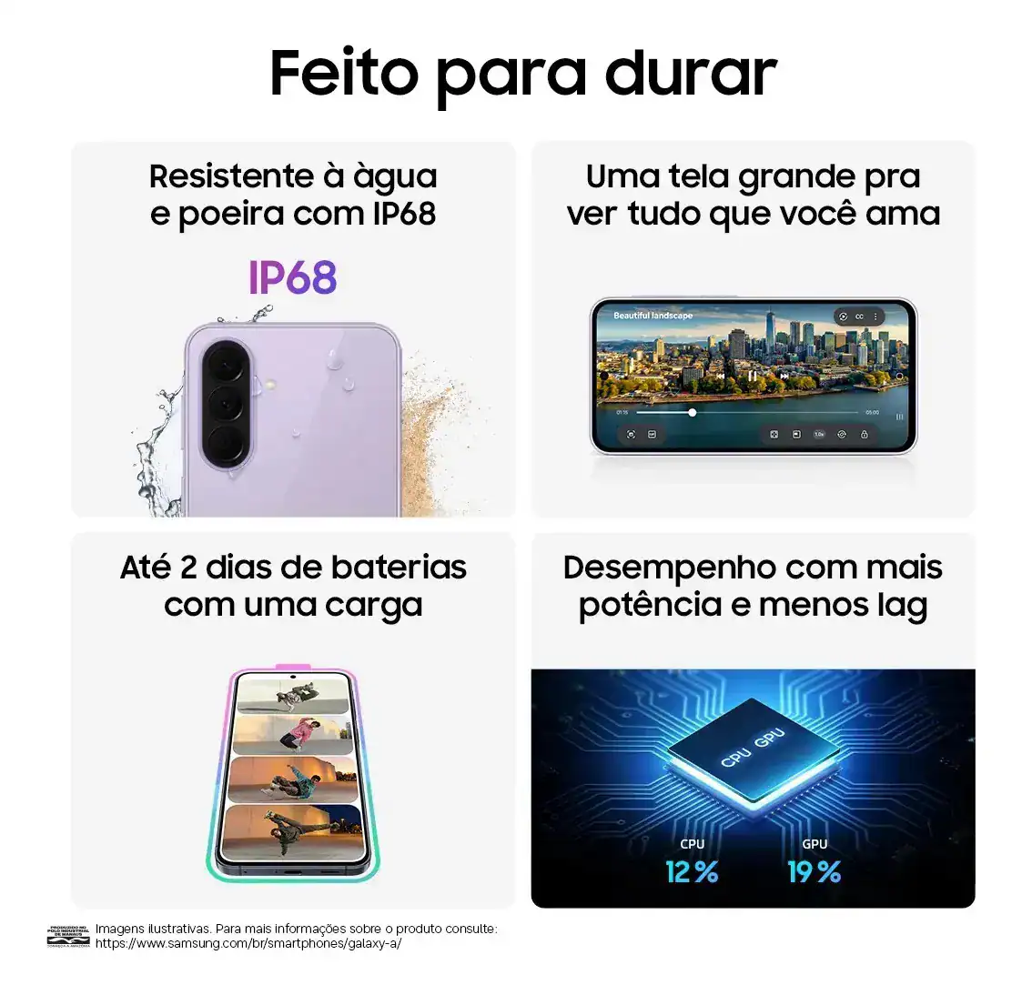 Celular Samsung Galaxy A37 5G 128GB, 8GB RAM, Câmera 50MP - Imagem 4