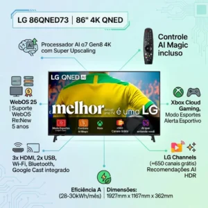 Smart TV 4K 86