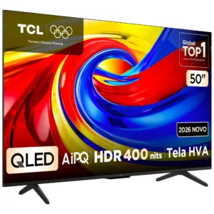 Smart Tv Tcl 50 Polegadas Qled 4k P7l Wifi Bluetooth Google Tv Hdr10+ 60 Hz Aipq 50p7l